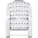 Factory Price New Fashion Elegant Ladies Knitted Jacket thumbnail-3
