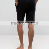 Hot Sale Custom 100% Cotton Jersey Sweat Fabric Men's Black Breathable Casual Casual Sporting Shorts thumbnail-2