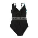 2017 Floral Printing Tie Back Cute Girl Swimsuit Swimwear Kids thumbnail-2