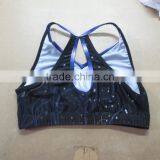 Cool Professional Hot Cheerleading Uniforms, Custom Cheerleading Vests/Sports Bras thumbnail-4