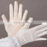 Anti-static Gloves/safety Gloves/pvc Glove/Polyester Filament Knitted With Carbon Fiber Glove/ESD Protection/PVC Coating thumbnail-1