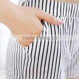 2016 Wholesale Sexy Tight Womens Polyester Gym Workout Shorts Adult Stripe Shorts thumbnail-3