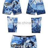 Hawaii Style Sublimation Print Fabric Men's Board Shorts thumbnail-6
