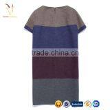 Women Winter Wool Dress, Short Sleeve Dress thumbnail-2