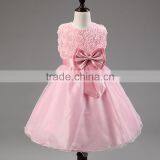 C5#Kids Infant Girls Flower Petals Dress Children Toddler Elegant Dress Pageant Wedding Formal Party Dress thumbnail-3