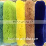 Natural Real Rex Rabbit Fur Plate Pelt Skin for Trim/Rex Rabbit Fur Skin Tanned Rabbit Fur Skin thumbnail-6
