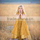 Little Girls Maggie Tiered Lace Gown Dress Flower Girls White Maxi Wedding Dress thumbnail-2