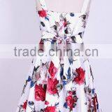 Walson Instyles Wholesale Women's Floral Print 50s Rockabilly Retro Vintage Flared Dress thumbnail-2