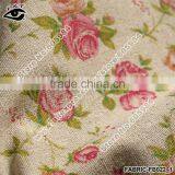Linen Fabric for Sofa Small Flower Printed Linen Cotton Fabric for Household thumbnail-3