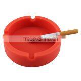 Pocket Portable Silicon Round Ashtray With Custom Logo thumbnail-2