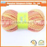 Online Shopping Yarns China Factory Cheapest Price Wholesale High Tenacity Dyed Polyester Yarn Hand Knitting Wave Yarn thumbnail-4
