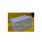 White Personalized Cardboard Gift Boxes Packaging With Lids for Candle / Wine