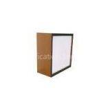GI / AI Frame, Aluminium Foil Separator Deep Pleated Hepa Filter For Cleaning Room thumbnail-1