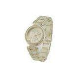 Fashion Lady Metal Wrist Watch Quartz Movement Watch With Rinestone thumbnail-1