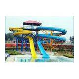 1m - 1.3m Spiral Fiberglass Water Slides For Family Members , Aqua Park Equipment thumbnail-1