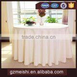 Microfiber round high bar cocktail table cloth for wedding