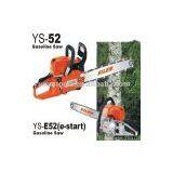 Gasoline Chain Saw 52cc E-start/chainsaw 52cc thumbnail-1