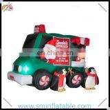 Wholesale Inflatable Santa Claus , Inflatable Santa Truck With Christmas Gift for Promotion From China Supplier thumbnail-3