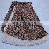 Saree Printed WRAPE ROUND MIX SILK PRINTED LONG SKIRTS thumbnail-2