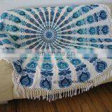 Indian Round Mandala Beach Throw Hippie Yoga Mat Towel Tassle Picnic Roundie Art thumbnail-1