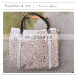 Girls style Guangzhou factory price cotton tote bag tarpaulin bag