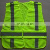 Reflective Safety Vest Roadway Hi-vis Reflective Green Color Clothing Workwear Uniform thumbnail-3