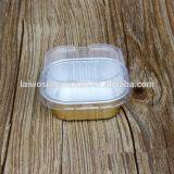Mini Color Coated Colorful Food Packaging Aluminium Foil Box With Plastic Lid From China Manufacture thumbnail-4