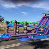 Inflatable slip and slide inflatable water slide axs-17