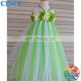 Blue Flower Children Girl Dress Fashion Kids Girls Boutique Two Layers Dress Factory Price Baby Girls Tutu Dresses thumbnail-1