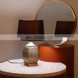 European Modern Style Indoor Ceramic Base Gold Table Porcelain Lamp for Home Decor thumbnail-6