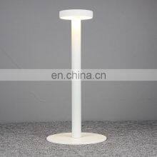 Nordic modern  style cordless table lamp restaurant or hotel rechargeable table light