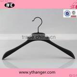 Black Square Hook Plastic Rubber Coated Hanger for Coats thumbnail-2