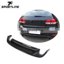 MK6 OSIR Style Rear Diffuser Carbon Car Bumper Lip for VW Golf VI GTI thumbnail-1