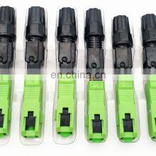 SC Optic Fiber Fast Connector Single Mode UPC APC Simplex Fiber Optic Quick Connector SC Fiber Adapter thumbnail-2