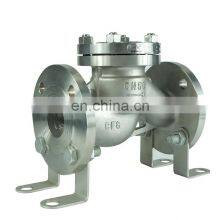 DKV DN50-DN300 DIN 3202 F6 Pn16 Stainless Steel 304 Water Swing Check Valve for Sea Water thumbnail-2