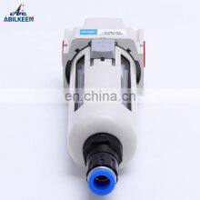 High Precision Wholesale AF Series Pneumatic Air Source Treatment AF2000-01D AF3000-02D Air Filter With Auto Drain thumbnail-2