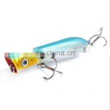 10 Colors 8cm 11.4g Fishing Bait Saltwater Topwater Trout Bass Salmon Popper Bait thumbnail-5