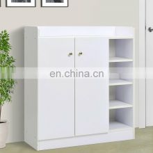Shoe Storage Cabinet Footwear Rack Stand Organiser with Adjustable Shelves White