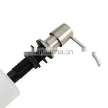 Customized Large Capacity Soap Dispenser 304 Stainless Steel Liquid Sink Soap Dispenser Manufacturer Bathroom Accessories thumbnail-4