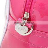 Smooth Leather Bright PU Handbag thumbnail-5