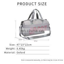 Workout Men Womens Gym Bags With Shoe Compartment Sports Custom Print Gym Duffle Sport Bag thumbnail-2