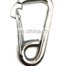 JRSGS Wholesale Snap Hook Delta Simple Snap Hook 304 316 Stainless Steel Spring Climbing Button Carabiner thumbnail-3