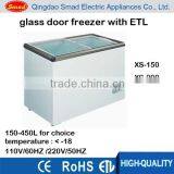 110V Sliding Glass Door Chest Freezer Mini Chest Freezer With ETL