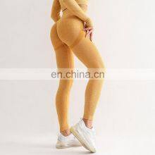 Womens High Waist Butt Lift Yoga Fitness Leggings-sports Pants Seamless Fitness Leggings thumbnail-5