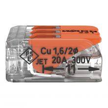 Wago Connectors 221 -413 Junction Box Electrical Reusable Wire Lever 50PCS thumbnail-3