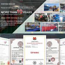 UPARK Good Quality 219mm Stainless Steel Electric Bollards Automatic LED Light Retractable Traffic Control Anti-Impact Barriers thumbnail-4