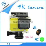 X5 1080P Full HD Sport Camera 4K 50 Meters Waterproof Wifi Sport Camera