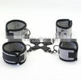 BK071UR02GRE Strong febric bondage Hog-tied restraint kit: handcuffs, ankle cuffs,sex restraint toys for couples