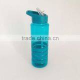 Plastic Sports Drinking Water Bottles With Silicone Ring thumbnail-6