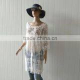 2016 Summer Lace Tops Hot Cotton Lace Fabric Long Sleeve Lace Dress thumbnail-6